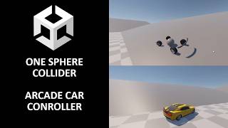 Just another project: ONE SPHERE COLLIDER - Arcade Car Controller in Unity