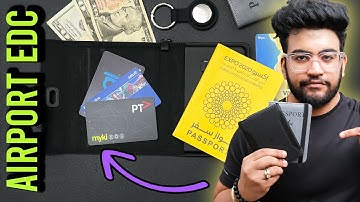 Ultra Safe Passport Wallet 🔒 | COMPLETE Guide to Traveller EDC for Airport ✈️