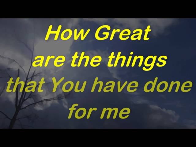 Robin Mark - How Great Are You Lord