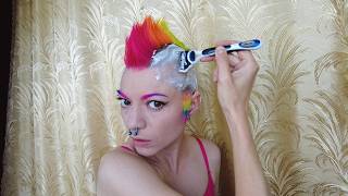 Updating my Mohawk | Shaving my head | Extreme Haircut 🤟 - |  Брею голову | Обновляю  Ирокез