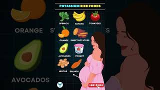 Potassium Rich Foods | Nutrition During Pregnancy | Potassium food shortsfeed pregnancy nutrition