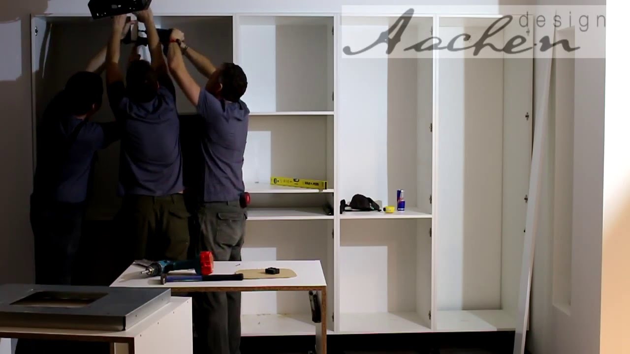 Konyhabútor szerelés /aachen design/ youtube