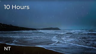 Stormy Ocean Waves in Cornwall, UK | Moody Sea Sounds for Sleep & Relaxation by Nature Therapy 5,405 views 1 month ago 10 hours