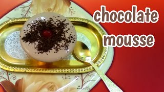 சாக்லேட் மூஸ் - Chocolate mousse recipe in tamil with english sub- Mousse recipe - Chocolate mousse