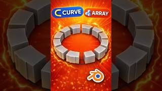 Curve и Array в Blender — создание идеального круга
