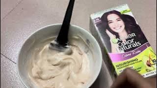 Damage ছাড়া  চুল কালার করবেন যেভাবে। How to use GARNIER hair colour. Hair colour.