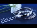 Обручальные кольца с женским кольцом дорожкой от Diamond Gallery