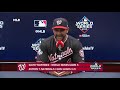 Davey Martinez after Nats' Game 5 loss