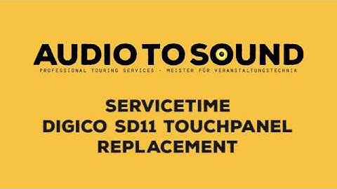AudioToSound - SD11 Panel replacement