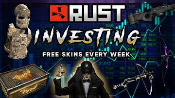 Rust Skins Investing - Blackout L96, Tempered Bow, Neon Food Storage, Desert Raiders Chest Plate