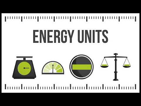Video: Hvad er den energienhed, der bruges i biologi?