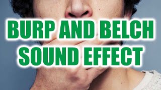 Burp and Belch Sound Effect | Human Burp