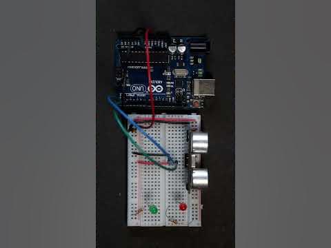 Make a Home Security System under 30 seconds using #arduino Circuit Diagram