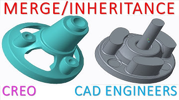 Casting Part (Merge/Inheritance) in Creo Parametric 3.0