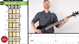 Bass Lesson  Finding Notes on the Fretboard