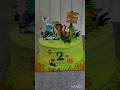 2nd Birthday Jungle theme tall Cake #chennai #baking #shorts #trending #jungle #viralvideo #animals