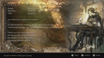 Octopath Traveler - Cyrus