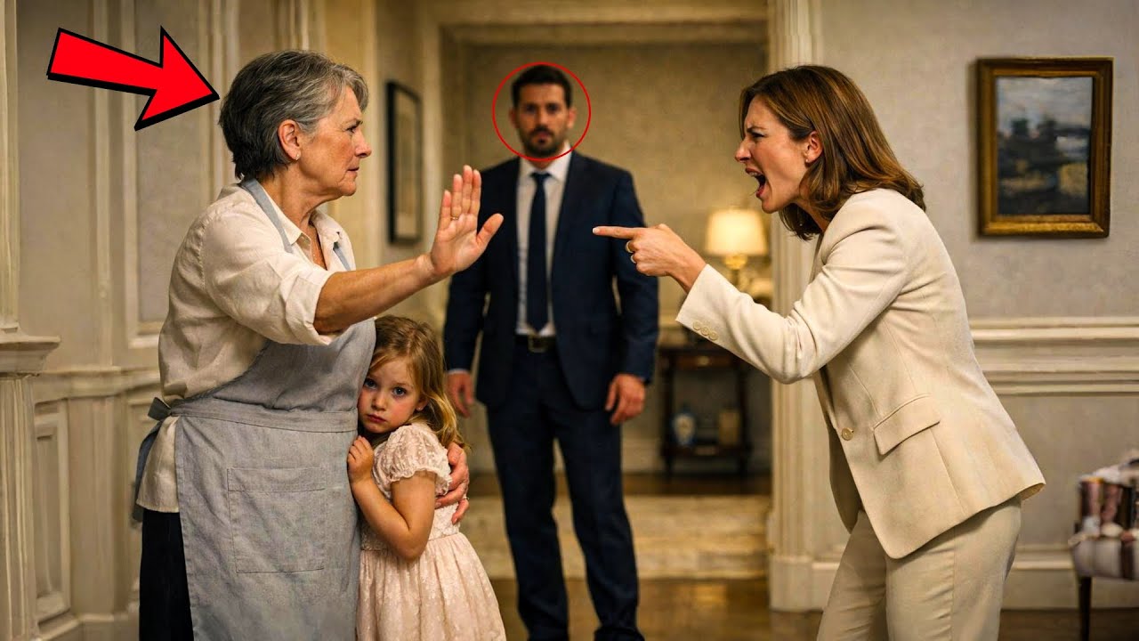 MILIONÁRIO VOLTA MAIS CEDO PARA CASA E CONGELA AO VER A COZINHEIRA PROTEGENDO SUA FILHA DA NOIVA…