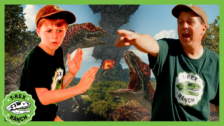 💥 Jurassic Volcano Explosion - Dinosaur Wars 💥 | 🦖🦕 T-Rex Ranch Dinosaur Videos