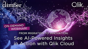 From Migration to Innovation: See AI-Powered Insights in Action with Qlik Cloud