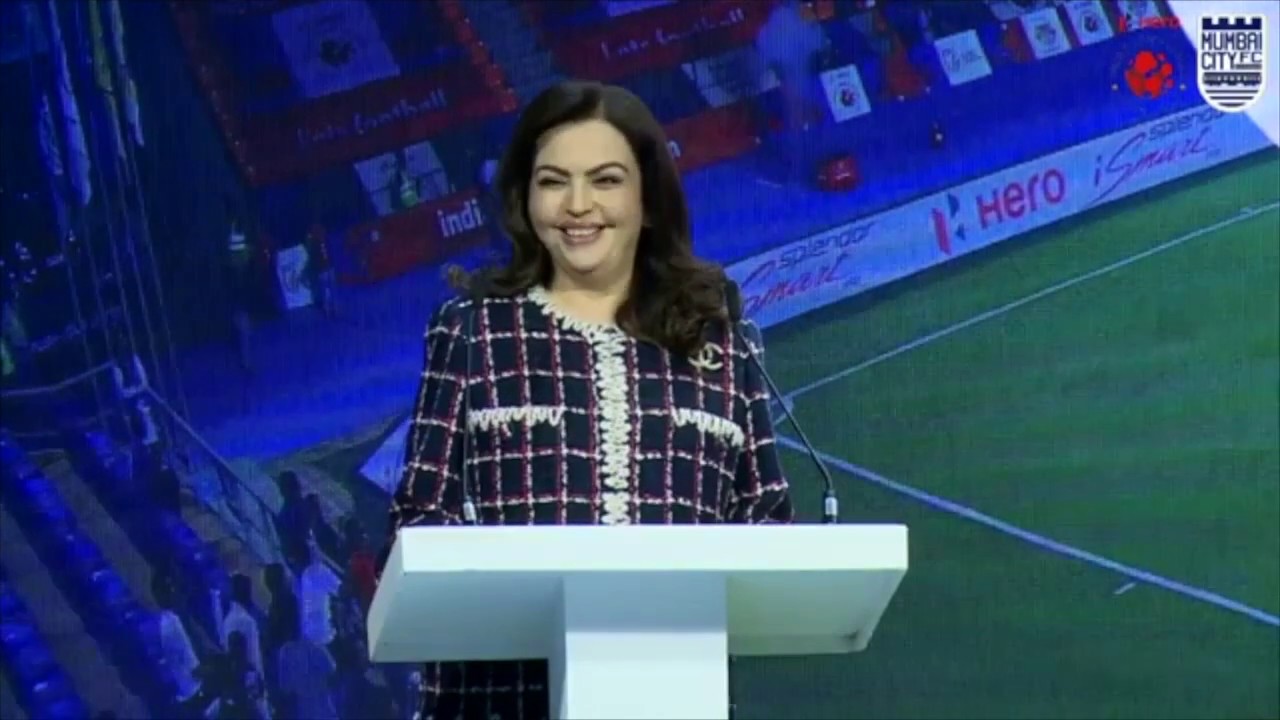 Fsdl Chairperson Mrs Nita Ambani Making The Landmark Announcement