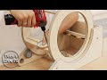 woodworking storage idea! / spinning wheel screw storage