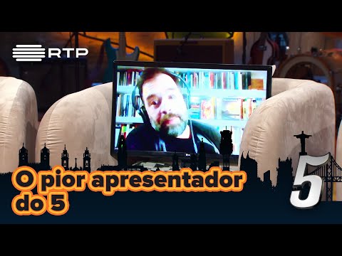 Luís Filipe Borges revela quem foi o pior apresentador do 5 | 5 Para a Meia-Noite | RTP