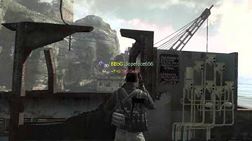 MW3 - Aground cross map throwing knife