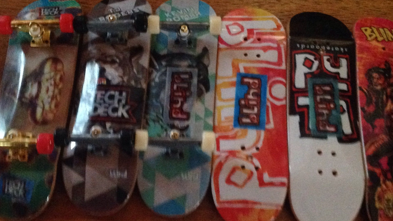 How to tech deck tricks! - YouTube