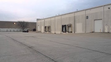 Car Jumps Over 70ft Wedge to Wedge Loading Dock