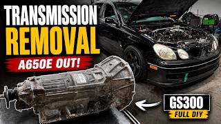 GS300 / IS300 A650E Transmission Removal | Full DIY