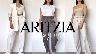 ARITZIA SPRING 2021 | TRY-ON | TROUSERS, BLAZERS &amp; TOPS