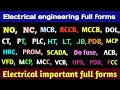 Electrician equipment full forms  electrical equipment full form  electrical important full forms