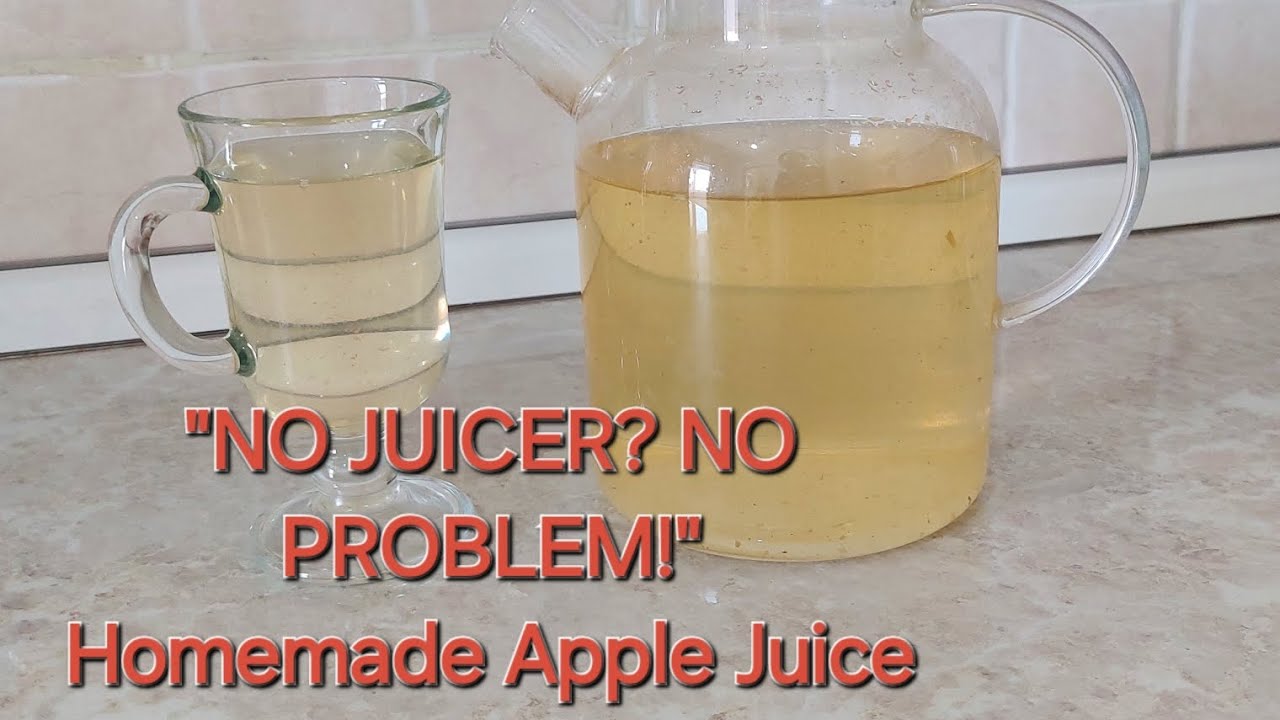 Homemade Apple Juice Without a Juicer | Easy No-Waste Recipe - YouTube