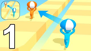 Tricky Track 3D - Gameplay Walkthrough Part 1 All Levels 1-7 Max Level (Android, iOS) screenshot 4