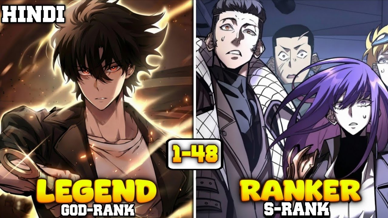 [1-48] The Sword God from a Ruined World Returns to Rewrite Fate | Manga Explanation Hindi#manhwa