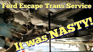 Ford Escape Transmission Fluid Change | 6F35 It was NASTY!!! Routine Maintenance Service is Needed