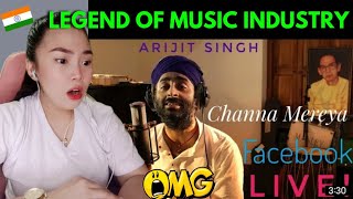 ARIJIT SINGH - Channa Mereya | Unplugged | Facebook Live | 6th June 2021 | REACTION 🇮🇳😲