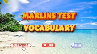 Marlins Test For Seafarer - Vocabulary