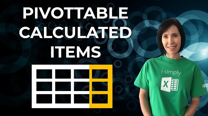 Excel PivotTable Calculated Items