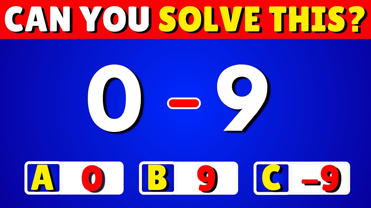 Only 5% Complete This 30 Questions Math Challenge! 🏆 - YouTube