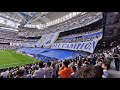 El Clásico! 80,000 Real fans singing HALA MADRID y nada mas