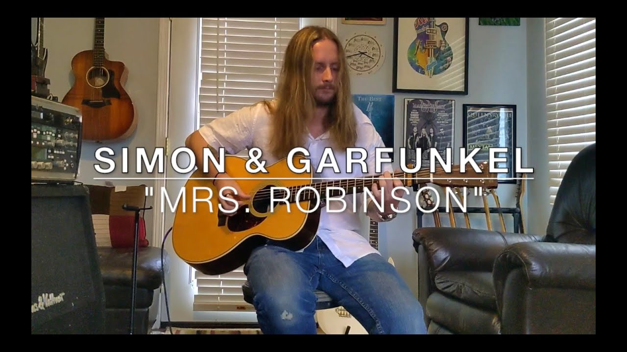 Simon & Garfunkel - "Mrs.Robinson" (fingerstyle guitar) - YouTube