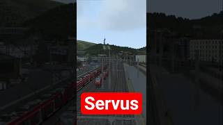 Innsbruck Hauptbahnhof im Train Simulator Classic #railway #trainspotting #shorts
