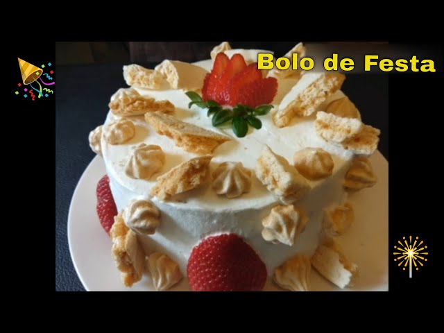 Bolo de aniversário (doce de leite e marshmallow) • Ana Maria Braga