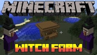 Minecraft - How To Make a Witch Farm