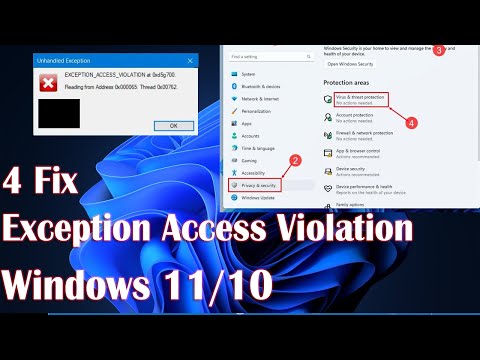 4 Fix Exception Access Violation in Windows 11