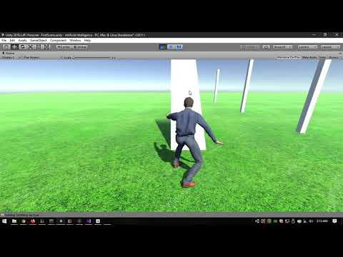 Unity Animation Test Part 3 - Adding movement and jumping animation