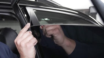 how to shave window tint with a file