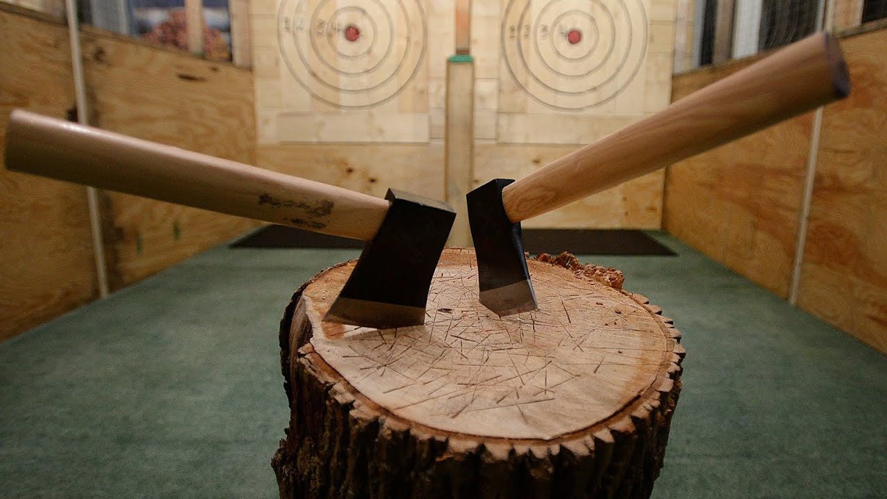 Spotlight Erie Axe Throwing YouTube